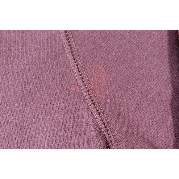 The North Face Maroon Crewneck Sweatshirt Size L Logo Patch Pullover - Picture 3 of 9